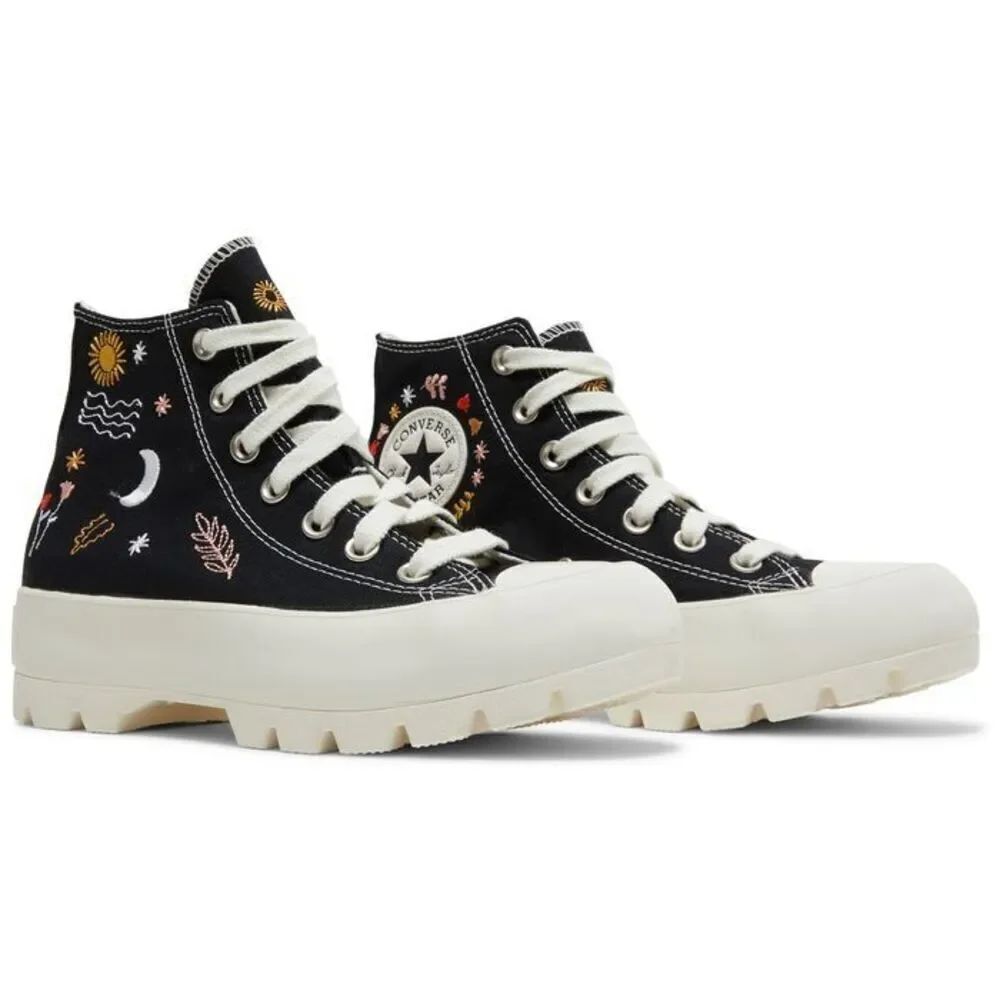 Converse Chuck Taylor All Star Lugged High It’s OK To Wander SZ 10 Black